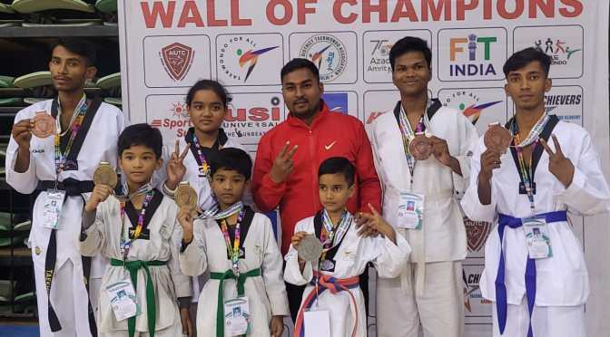 जिले के खिलाड़ियों ने स्वर्ण, रजत और कांस्य पदक पर जमाया कब्जा