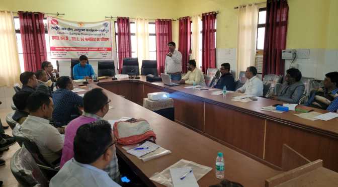 फार्मासिस्ट को दिया गया प्रशिक्षण, किया गया अभियान का शुभारंभ