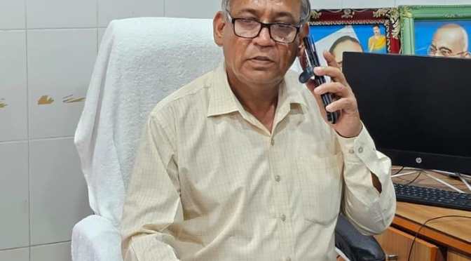 नवागत सीएमओ ने किया पदभार ग्रहण, हुआ स्वागत