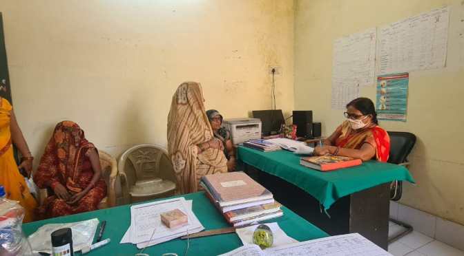 22 एचआरपी सहित 88 महिलाओ की हुई जांच व ईलाज