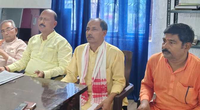 युवा मोर्चा के कार्यकर्ताओं के नेतृत्व में निकला जाएगा हर विधानसभा में तिरंगा यात्रा