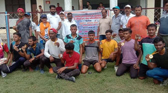 जूनियर बालको की एथलेटिक्स प्रतियोगिता का हुआ आयोजन