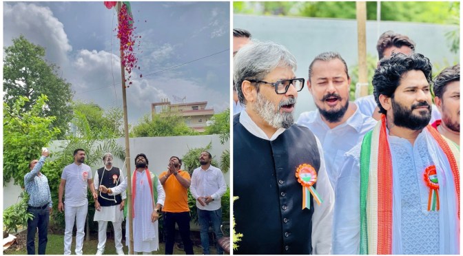 लोक जनशक्ति पार्टी के प्रदेश अध्यक्ष ने पार्टी कार्यालय पर फहराया तिरंगा