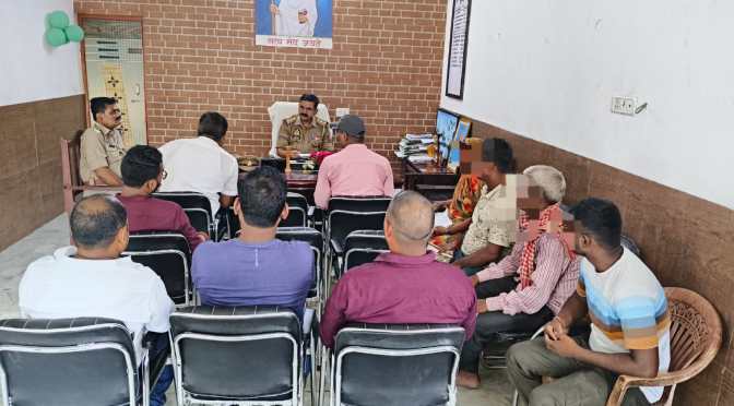 थाना प्रभारियों ने सुनी गई जन समस्याएं, किया निस्तारण