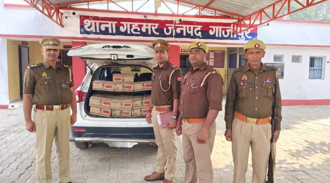 एक लाख 44 हजार रुपए की शराब बरामद