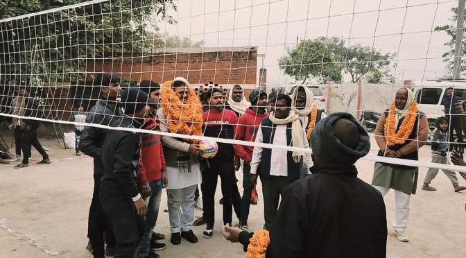 जंगीपुर विधायक डा.वीरेंद्र यादव ने किया खेल प्रतियोगिता का शुभारंभ,किया अपील