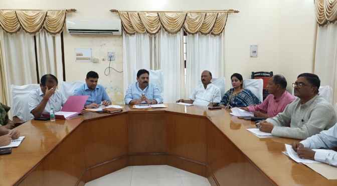 सरदार वल्लभभाई पटेल की जयंती को लेकर मंत्री रविंद्र जायसवाल ने अधिकारियों संग की बैठक,दिए निर्देश