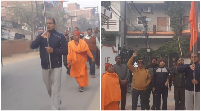 सांध्वी सुमनपुरी का भारत भ्रमण यात्रा नगर में