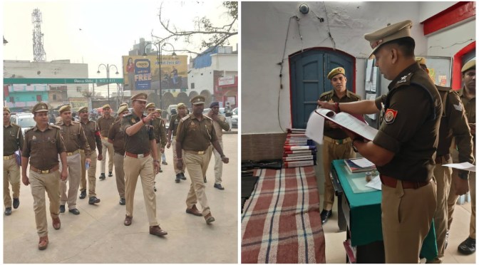 सावि रत्न गौतम ने किया जीआरपी थाने और स्टेशन का निरीक्षण, दिए निर्देश