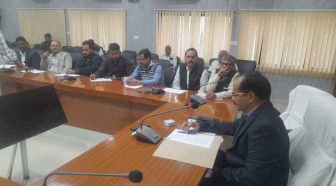 सीडीओ ने अधिकारियों संग की बैठक, दिए निर्देश