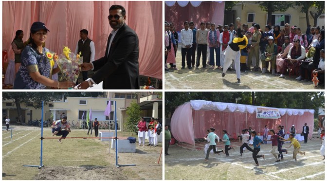 प्रतियोगिता में विजेता छात्राओं को प्रमाण पत्र देकर किया गया सम्मानित