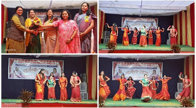 48 वां वार्षिकोत्सव मेधा सम्मान समारोह में छात्राओं को किया गया सम्मानित