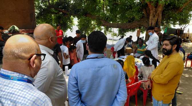 मेडिकल कॉलेज द्वारा बस्तियों में विशाल निःशुल्क स्वास्थ्य शिविर का सफल आयोजन