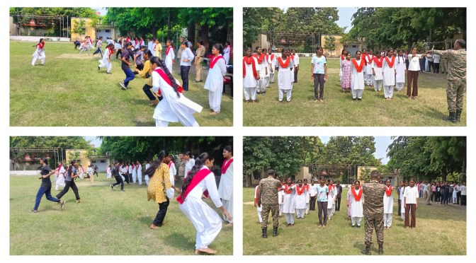एनसीसी प्रथम वर्ष कैडेट्स के चयन में 47 छात्राएं सफल