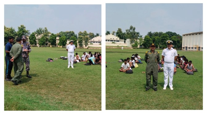 एनसीसी नेवल विंग की चयन प्रक्रिया संपन्न, युवाओं ने दिखाया जोश